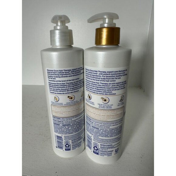 Dove Hair Therapy Breakage Remedy Shampoo & Conditioner Set 13.5 Fl Oz Bottles - Picture 4 of 4